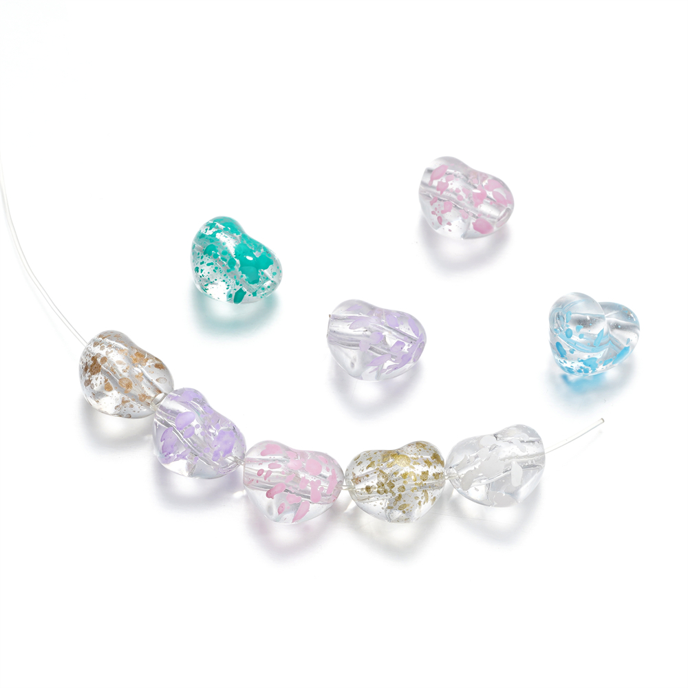 Set 5 Hạt Xỏ Lỗ 13 * 15.3mm Bằng Acrylic Dùng Để Làm Đồ Trang Sức Thủ Công