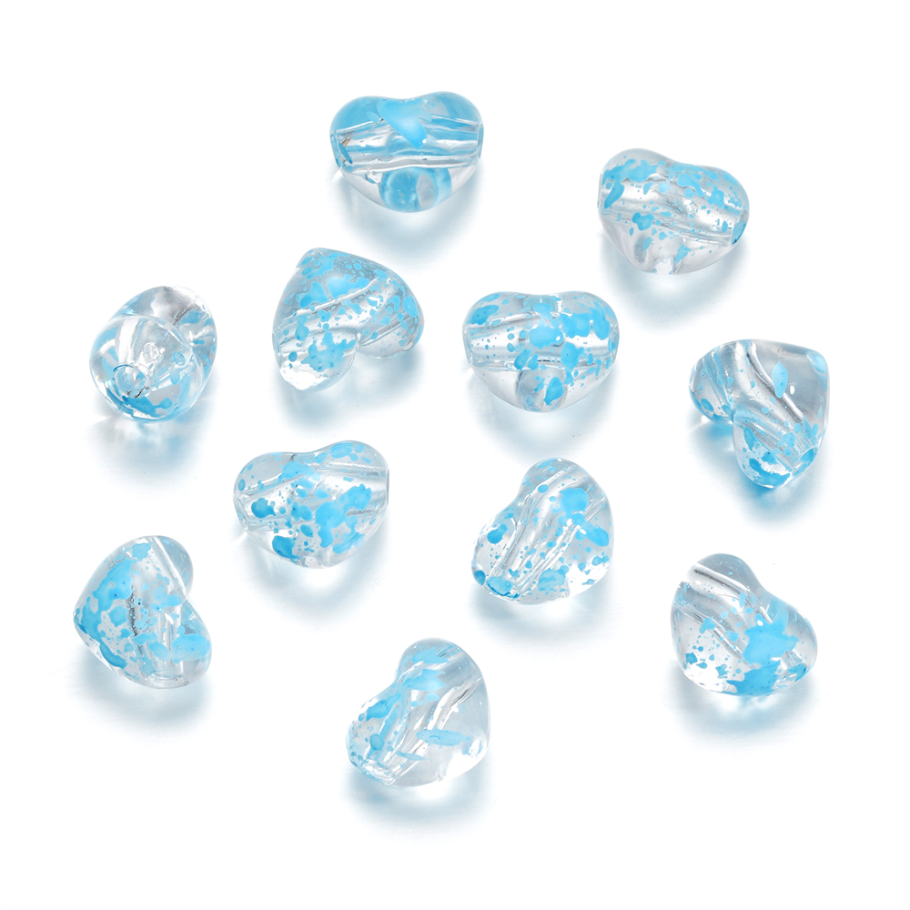 Set 5 Hạt Xỏ Lỗ 13 * 15.3mm Bằng Acrylic Dùng Để Làm Đồ Trang Sức Thủ Công