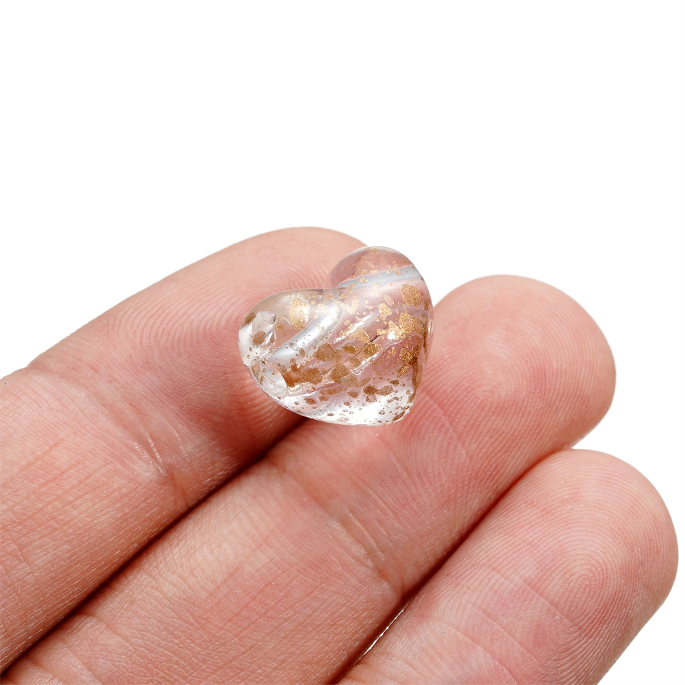 Set 5 Hạt Xỏ Lỗ 13 * 15.3mm Bằng Acrylic Dùng Để Làm Đồ Trang Sức Thủ Công