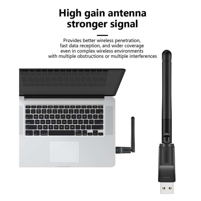 Thẻ Mạng Không Dây 2.4ghz mini usb wifi 150mbps mt7601 Cho Máy Tính / laptop
