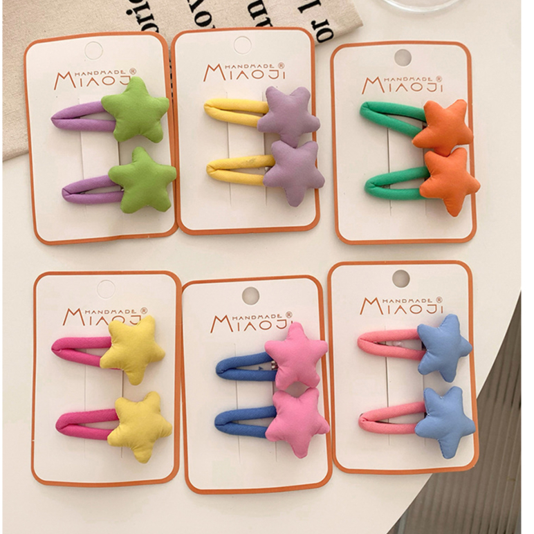 Kẹp Tóc Hình Ngôi Sao Năm Cánh Bằng Xốp Dễ Thương Cho Nữ