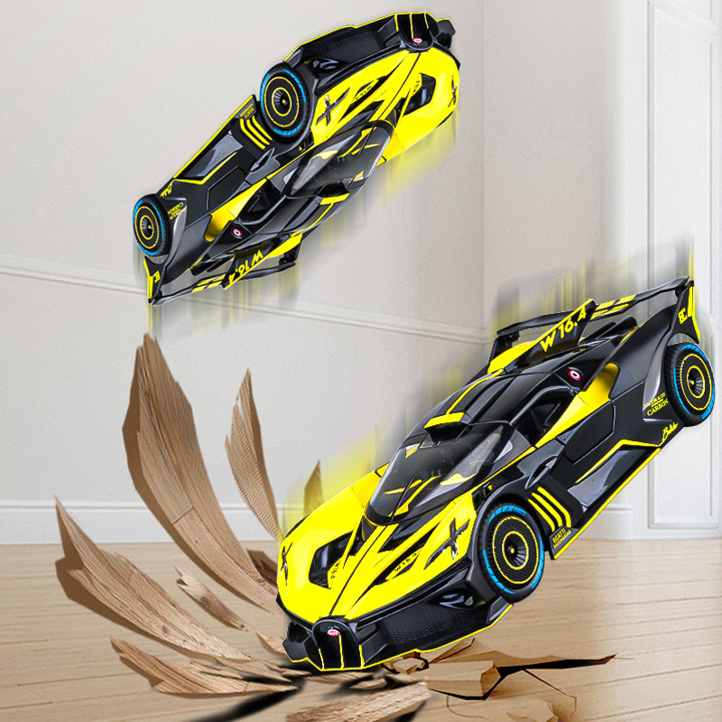 Mô Hình Xe Ô Tô Bugatti Bolide Siêu Nhẹ & Âm Thanh Bằng Hợp Kim 1: 24 Làm Quà Sinh Nhật Cho Bé Trai