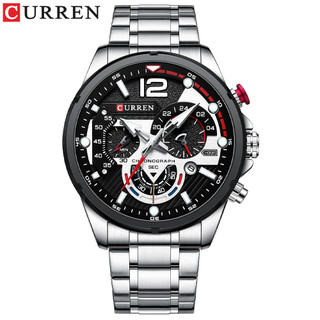  Đồng Hồ Quartz CURREN Chống Thấm Nước Chất Liệu Thép Không Gỉ 8395 XA 