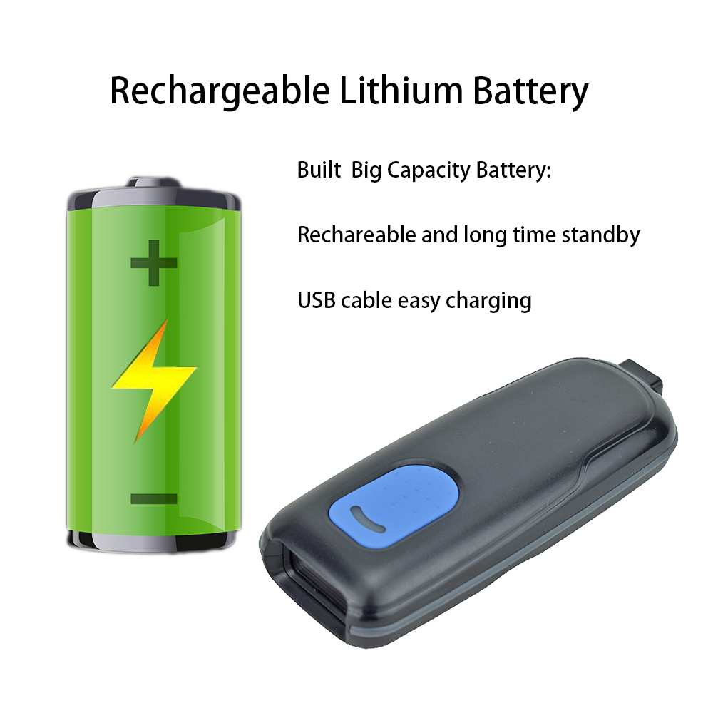 Máy Quét Mã Vạch Bỏ Túi 1D 2D Mini 2.4G Bluetooth