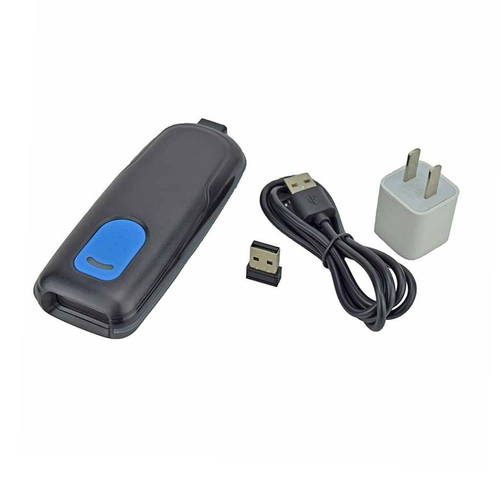 Máy Quét Mã Vạch Bỏ Túi 1D 2D Mini 2.4G Bluetooth