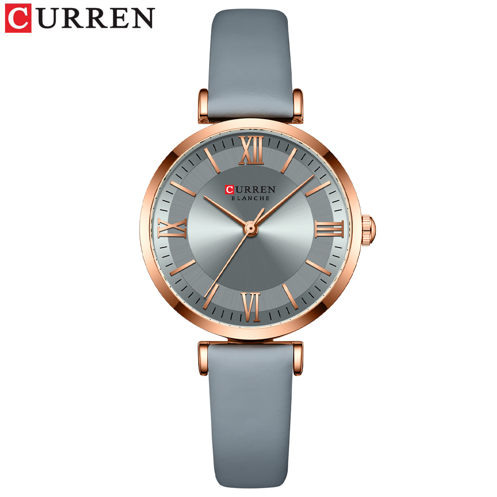 Đồng Hồ Quartz CURREN Chống Thấm Nước Với Dây Đeo Da 9079 X