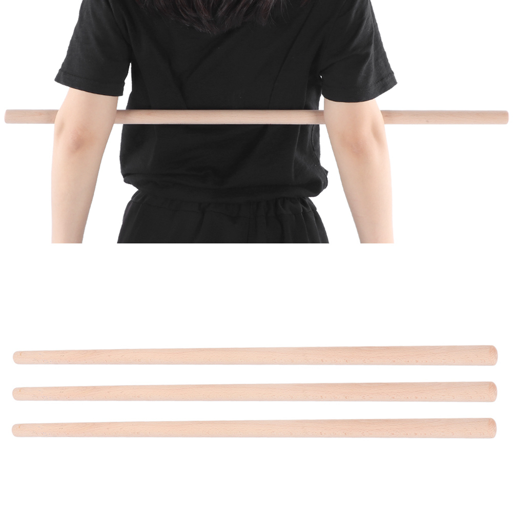 Có thể bán buôn 3 Cái Mở Vai Lưng Gậy Chống Gù Tập Thể Dục Hình Hỗ Trợ Yoga 2x70cm Vermont055 Hàng giao ngay