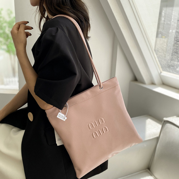 Alphaz Túi Xách Cỡ Lớn Màu Trơn Thời Trang Đơn Giản