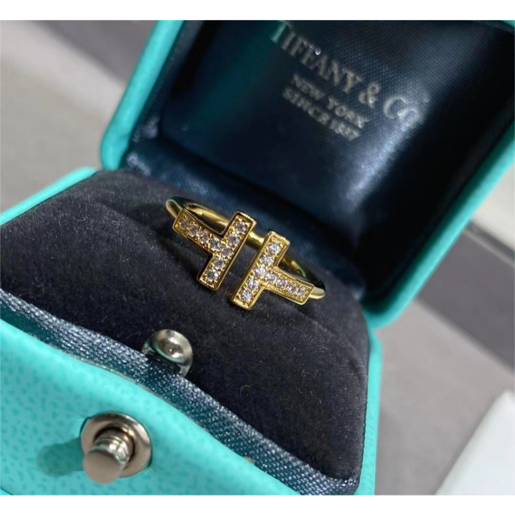 Nhẫn Mạ Vàng Hồng 18K Đính Kim Cương Toàn Diện