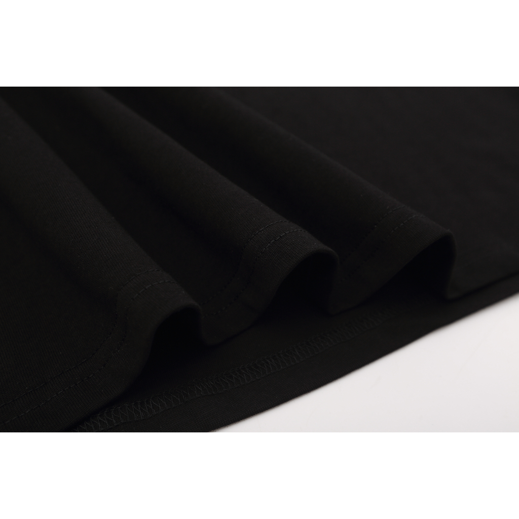 New fashion short-sleeved high-end stitching letters high-density thêu c