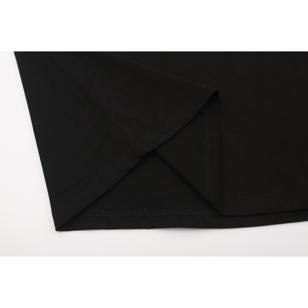 New fashion short-sleeved high-end stitching letters high-density thêu c