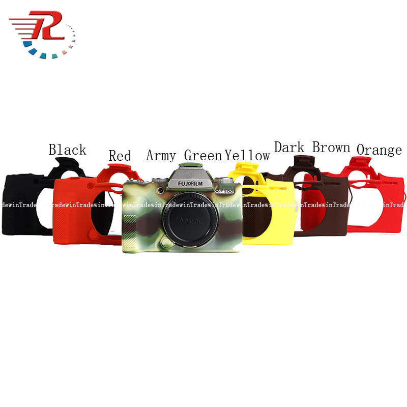 Ốp lưng thân máy ảnh cao su silicon mềm cho Fujifilm XT200 X-T200