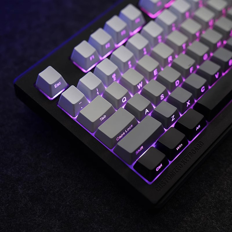 Bàn Phím OEM profile Doubleshot Chất Liệu ABS Nhuộm Màu Gradient 121 Phím Mx