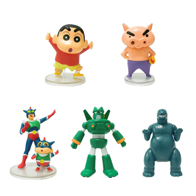 Set 5 Mô Hình Đồ Chơi Nhân Vật Yoshito Usui Shin-chan Nohara Shinnosuke Trong Phim Hoạt Hình "Cậu Bé Bút Chì"