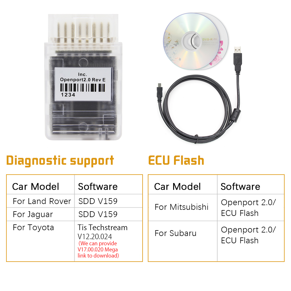 Bộ Chẩn Đoán Lỗi Ô Tô Chip 2.0 ECU 2 0 OBD 2 OBD2 Cho Mercedes Benz J2534
