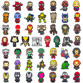 1 Ghim Cài Giày Dép Hình Nhân Vật Hoạt Hình Marvel The Avengers Croc JIBZ Chính Hãng Thích Hợp Làm Quà Tặng Cho Bé Trai
