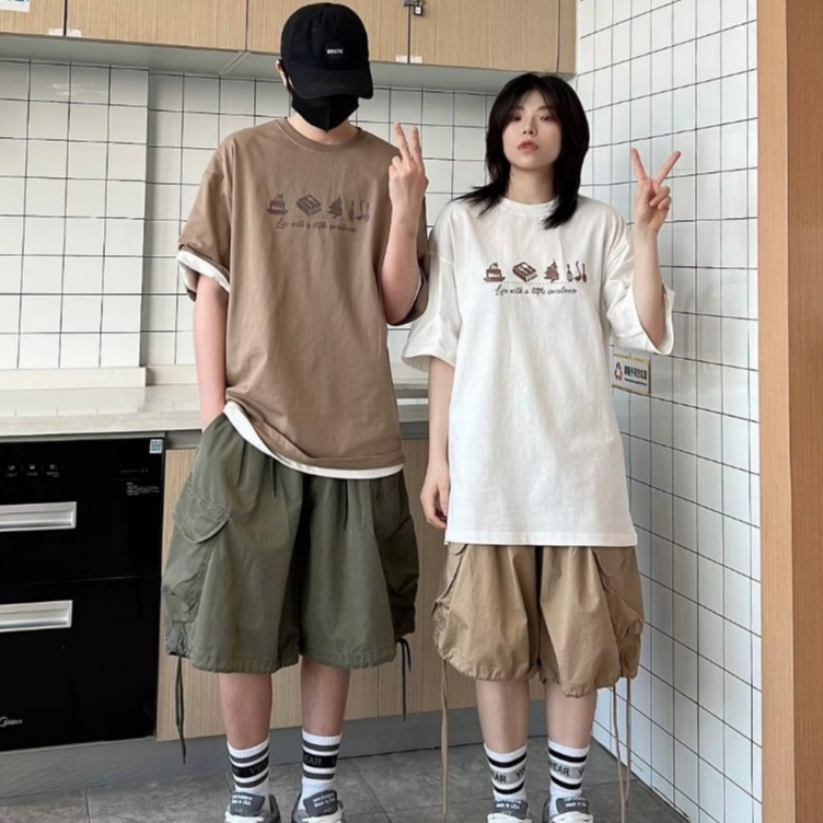 Quần short nam unisex đồ đôi quần đùi nam mặc nhà from rộng quần kaki nam street style quần đùi thể thao nam hiphop oversizequần đùi bóng rổ