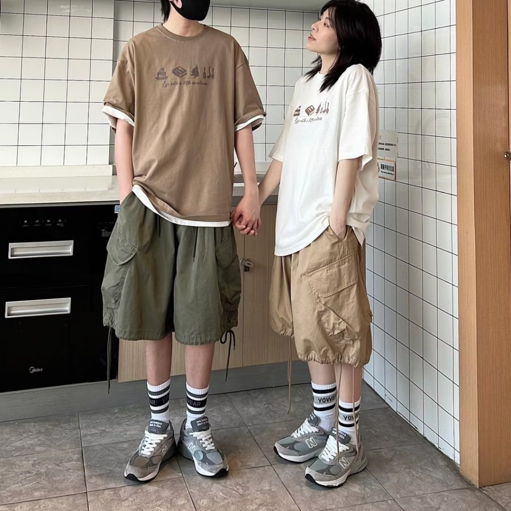 Quần short nam unisex đồ đôi quần đùi nam mặc nhà from rộng quần kaki nam street style quần đùi thể thao nam hiphop oversizequần đùi bóng rổ