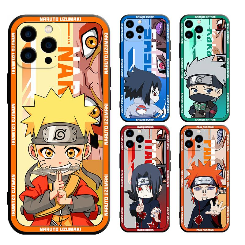 Ốp Lưng iphone 12 13 14 PLUS PRO MAX naruto Nhiều Mẫu Mã Cho Điện Thoại