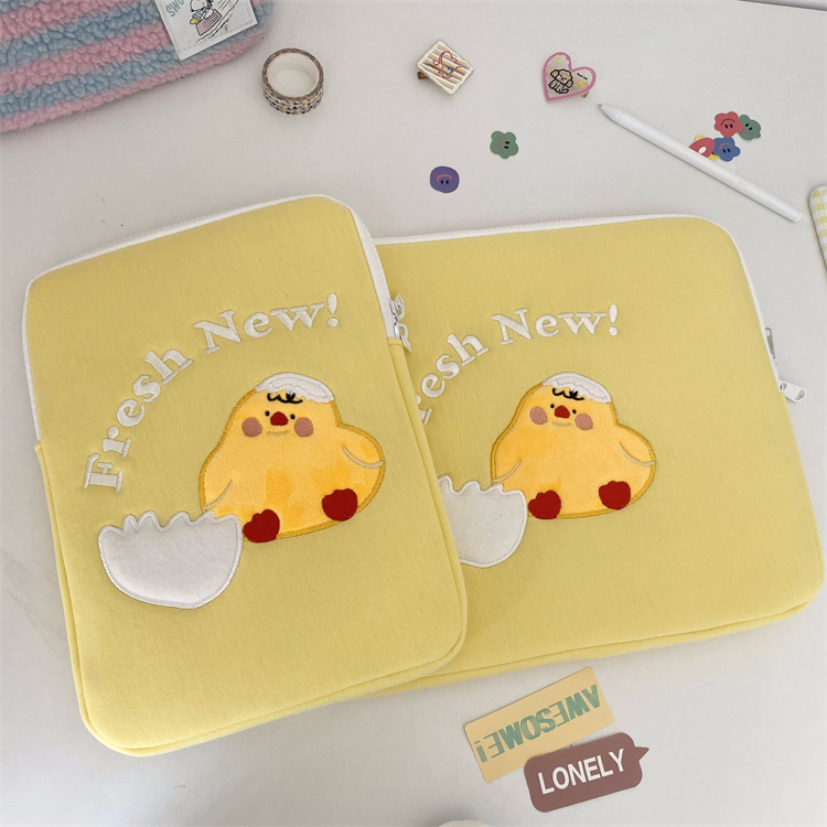 Túi đựng máy tính bảng/ laptop họa tiết hoạt hình Hàn Quốc xinh xắn thích hợp cho 11 inch 13 inch 15 inch