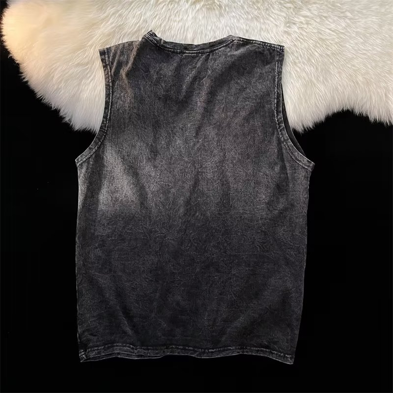 Áo Thun Sát Nách Dáng Rộng In Hình Chân Dung Cao Cấp Kiểu Mỹ Thời Trang Mùa Hè Cho Nam