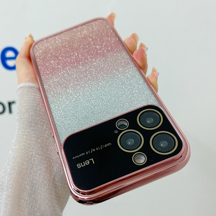 Ốp Điện Thoại Mềm Họa Tiết Cửa Sổ Lớn Màu Hồng Cho compatible for iPhone 7 8 plus x xr xs max 11 12 13 14 pro max