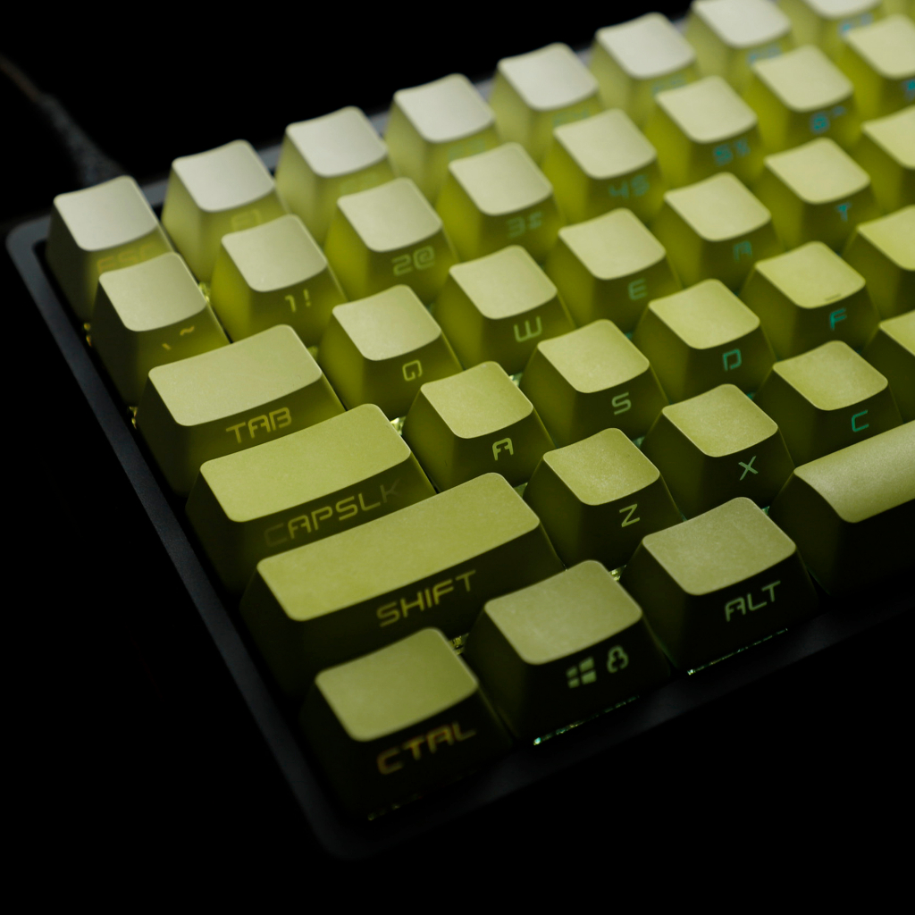 Bàn Phím Cơ MX 108 96 87 NJ80 84 68 64 61 Màu Vàng Gradient 133