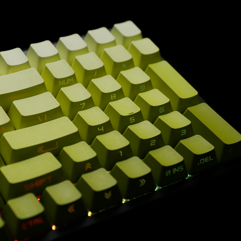 Bàn Phím Cơ MX 108 96 87 NJ80 84 68 64 61 Màu Vàng Gradient 133