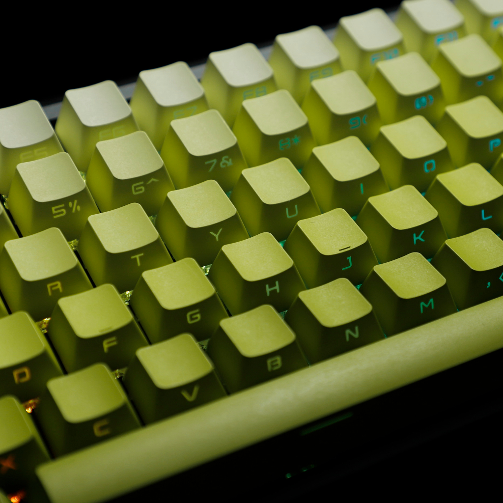 Bàn Phím Cơ MX 108 96 87 NJ80 84 68 64 61 Màu Vàng Gradient 133