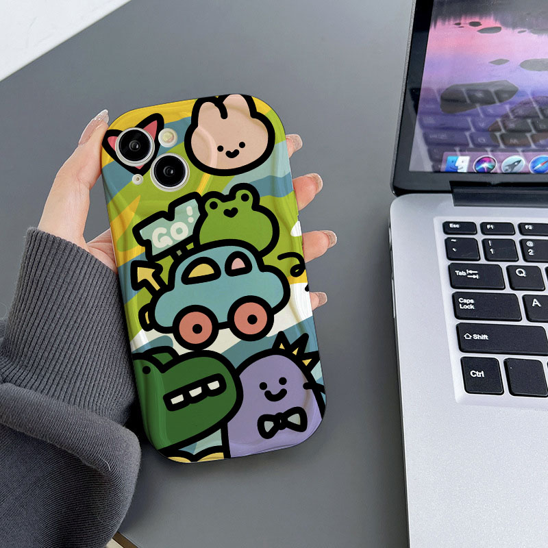 Ốp Điện Thoại Họa Tiết Hoạt Hình Biểu Tượng Cảm Xúc Cho iPhone 14Promax 11 12 7plus 8plus 6s plus 11Promax 13Pro xr xs max 7g 12Promax 14