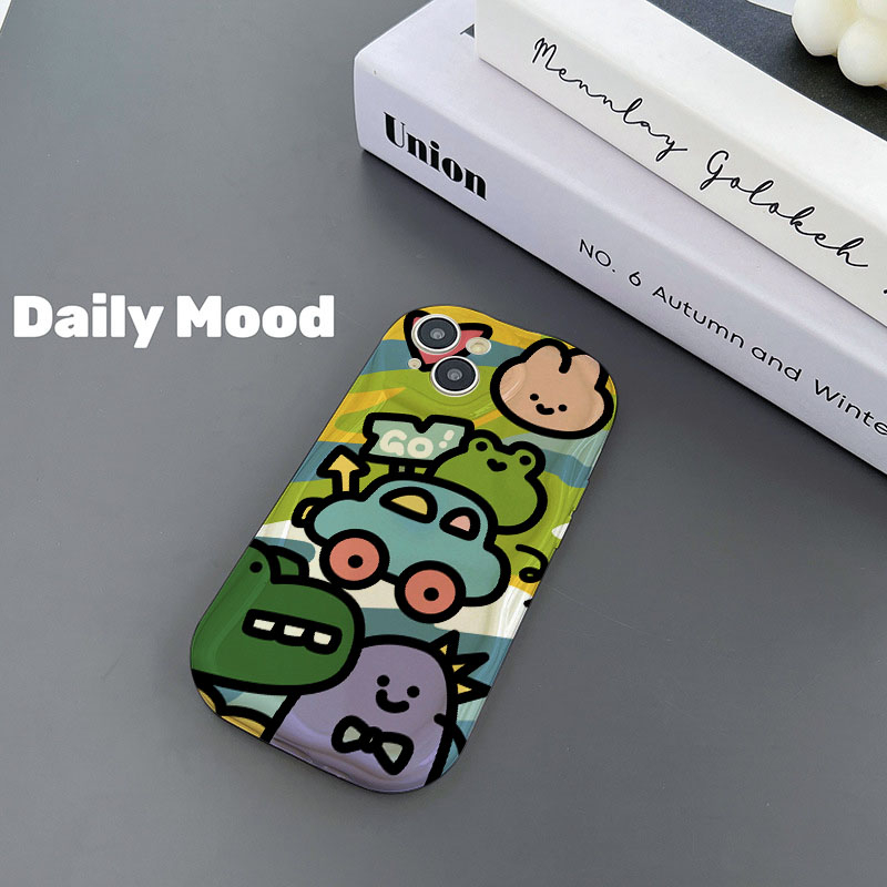 Ốp Điện Thoại Họa Tiết Hoạt Hình Biểu Tượng Cảm Xúc Cho iPhone 14Promax 11 12 7plus 8plus 6s plus 11Promax 13Pro xr xs max 7g 12Promax 14