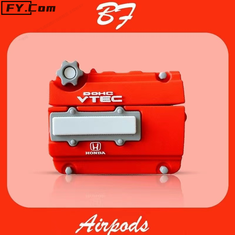 Vỏ Bảo Vệ Hộp Sạc Tai Nghe Airpod 1 2 3 Pro 2 Bằng Silicon Mềm Hình Động Cơ 3D Sáng Tạo