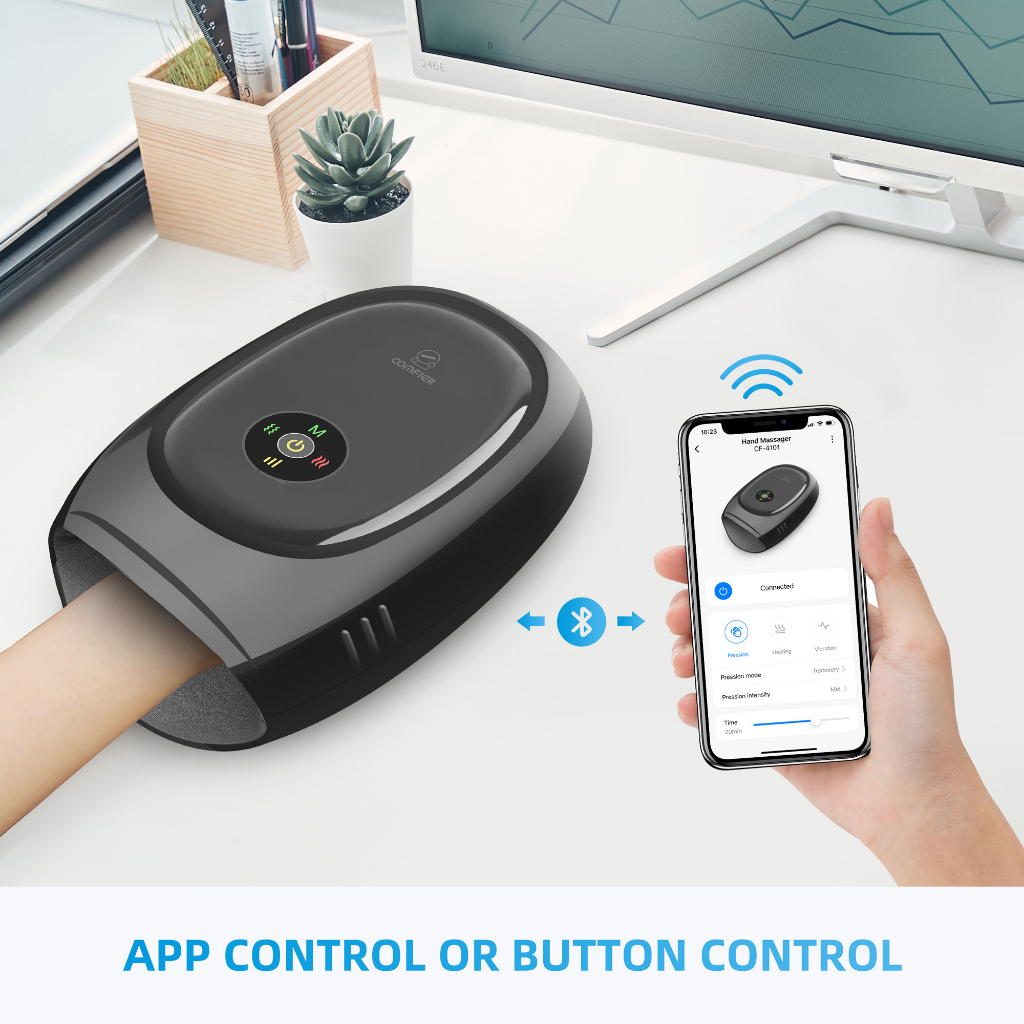 COMFIER Electric Hand Massage Machine CF-4101APPBL