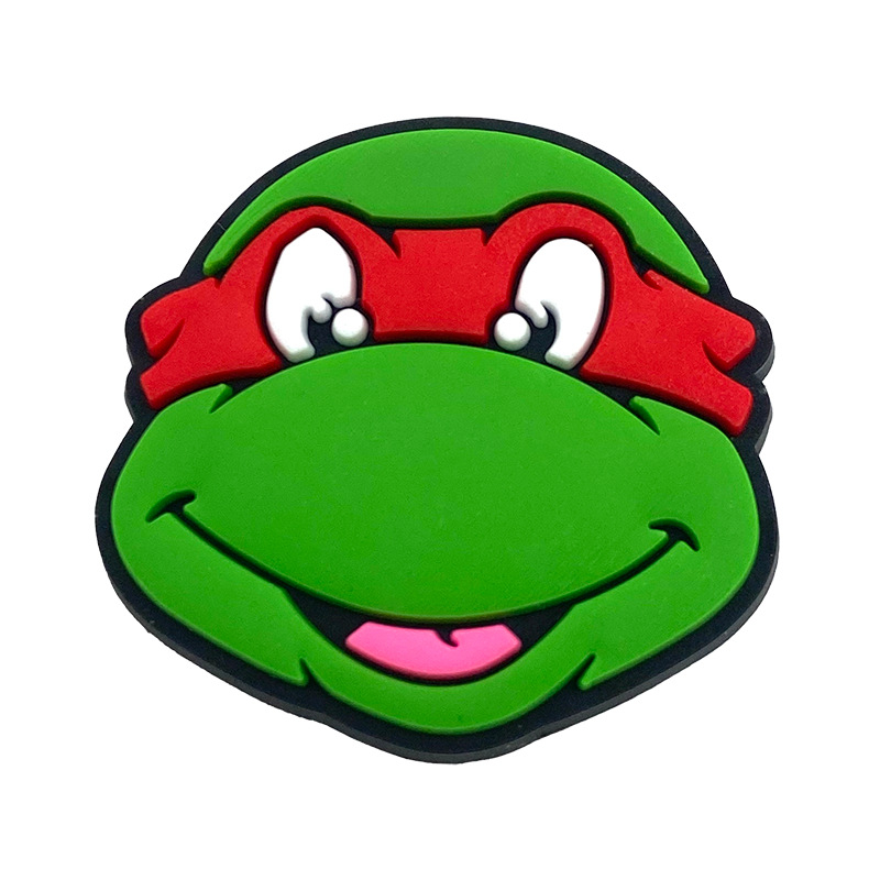 Hot 1 Cái Dép Crocs Hoạt Hình Jibbitz Ninja Rùa Phụ Kiện Trang Trí Dép Crocs Quà Tặng Trẻ Em