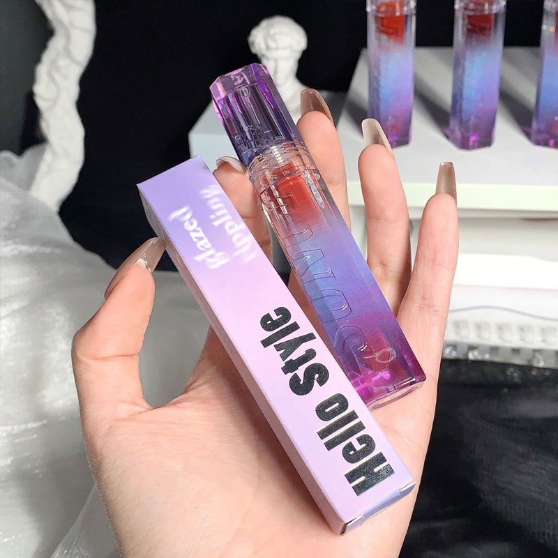 Son Bóng Dạng Lỏng 9 Màu Trong Suốt Chống Thấm Nước NO.HS-A20