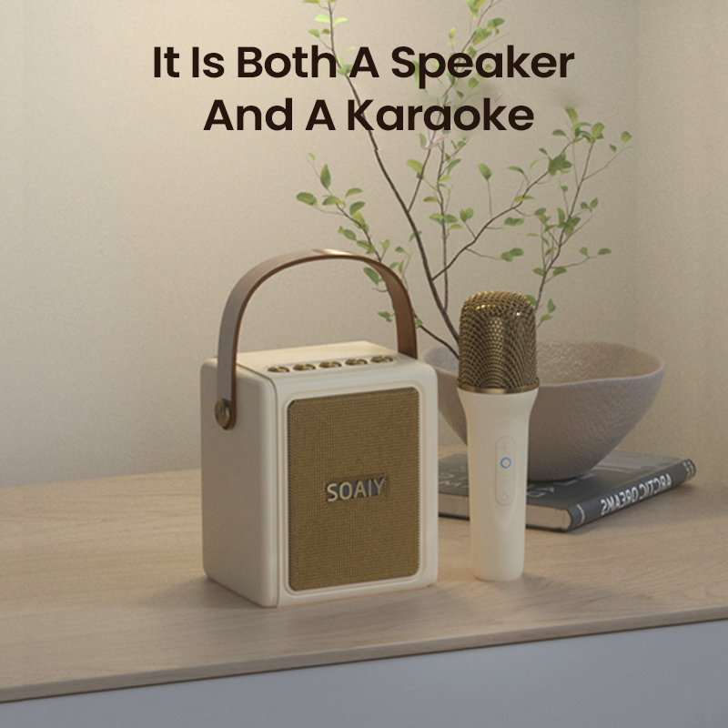 Loa Bluetooth và micro karaoke không dây SOAIY SK9 ca hát ngoài trời cho gia đình | BigBuy360 - bigbuy360.vn