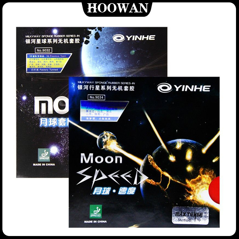 Yinhe Vợt Đánh Bóng Bàn Bằng Cao Su Pips-in YINHE Ping Pong Hình Mặt Trăng Galaxy Tốc Độ Cao Kèm Mút Cho Ping Pong
