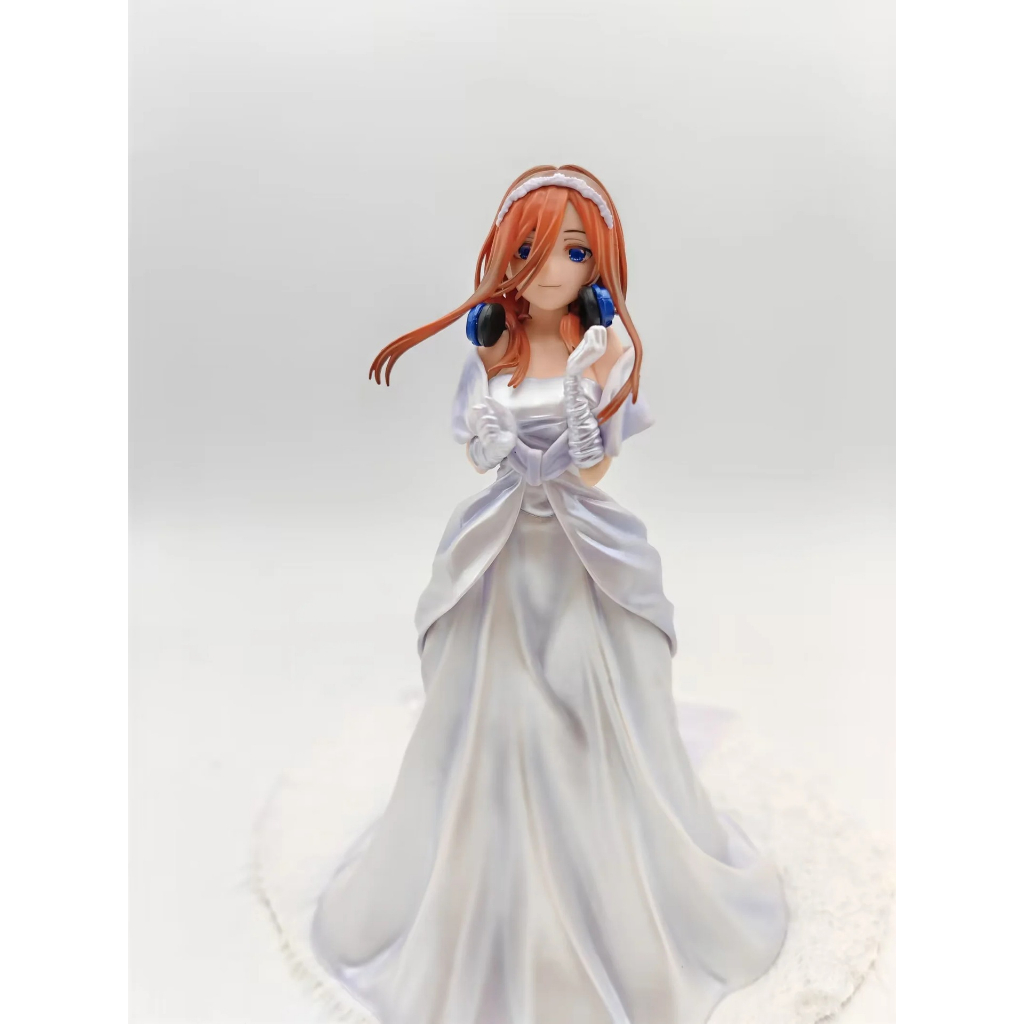 Nhân Vật Nakano Miku Mặc Đầm Cưới Dễ Thương Mô Hình Nhân Vật Hoạt Hình Anime 24CM 24CM