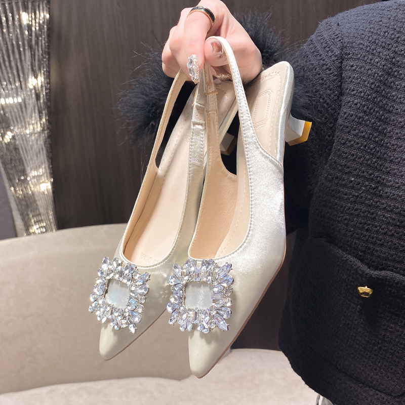 Giày Gót Thấp Có Size Lớn 35-42 Cao Cấp Thời Trang Dành Cho Nữ