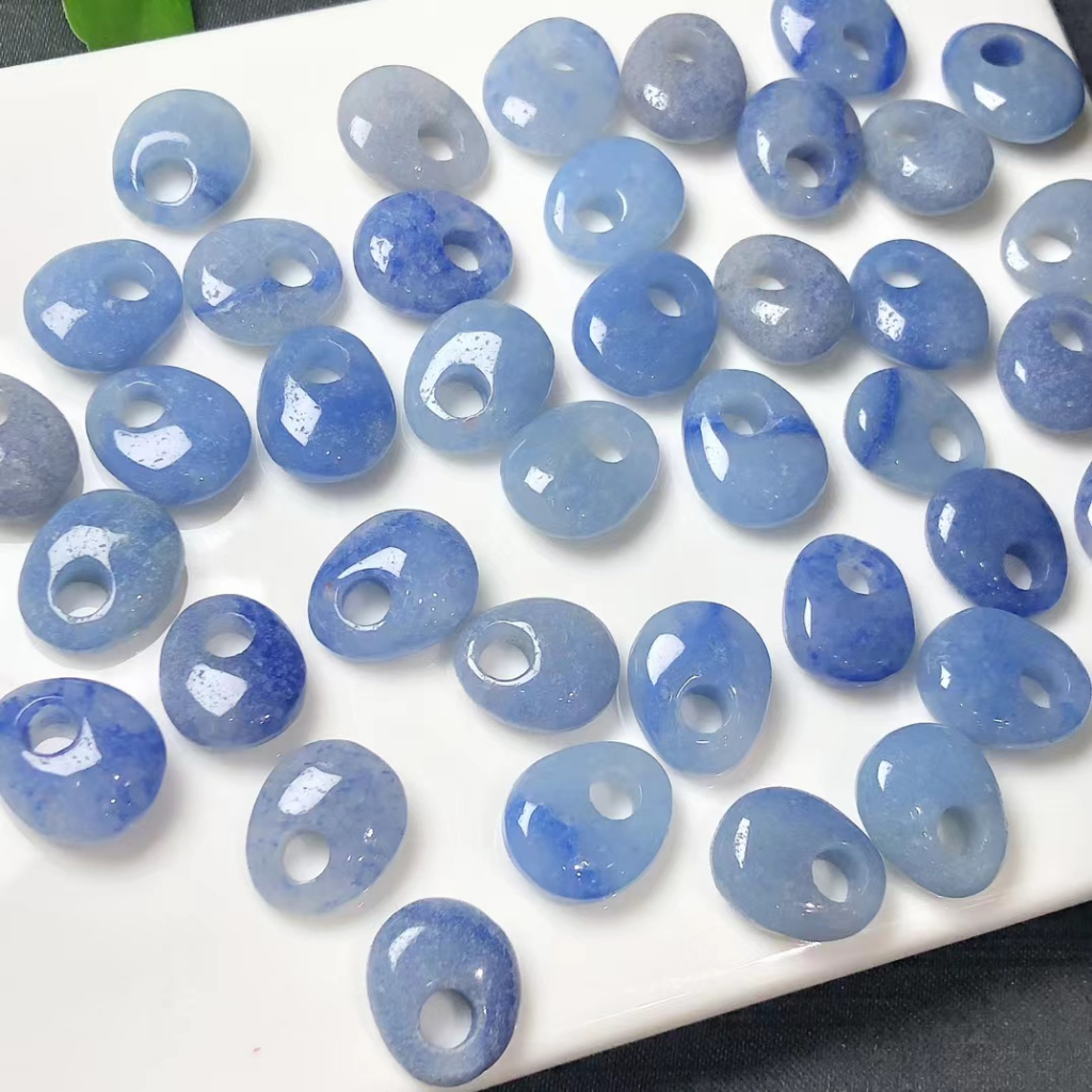Khóa Công Chúa Aventurine Tự Nhiên Màu Xanh Dương Thời Trang Dễ Phối Đồ diy