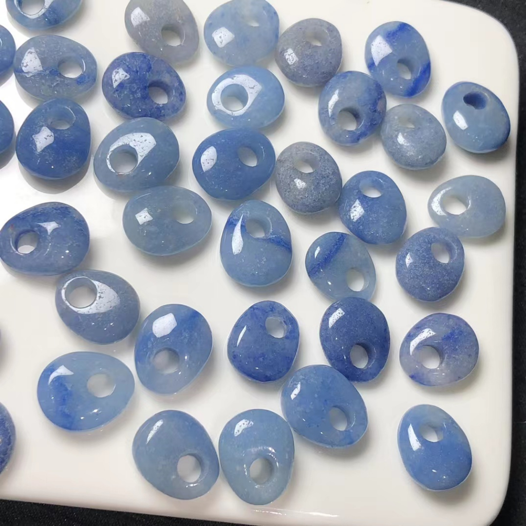 Khóa Công Chúa Aventurine Tự Nhiên Màu Xanh Dương Thời Trang Dễ Phối Đồ diy