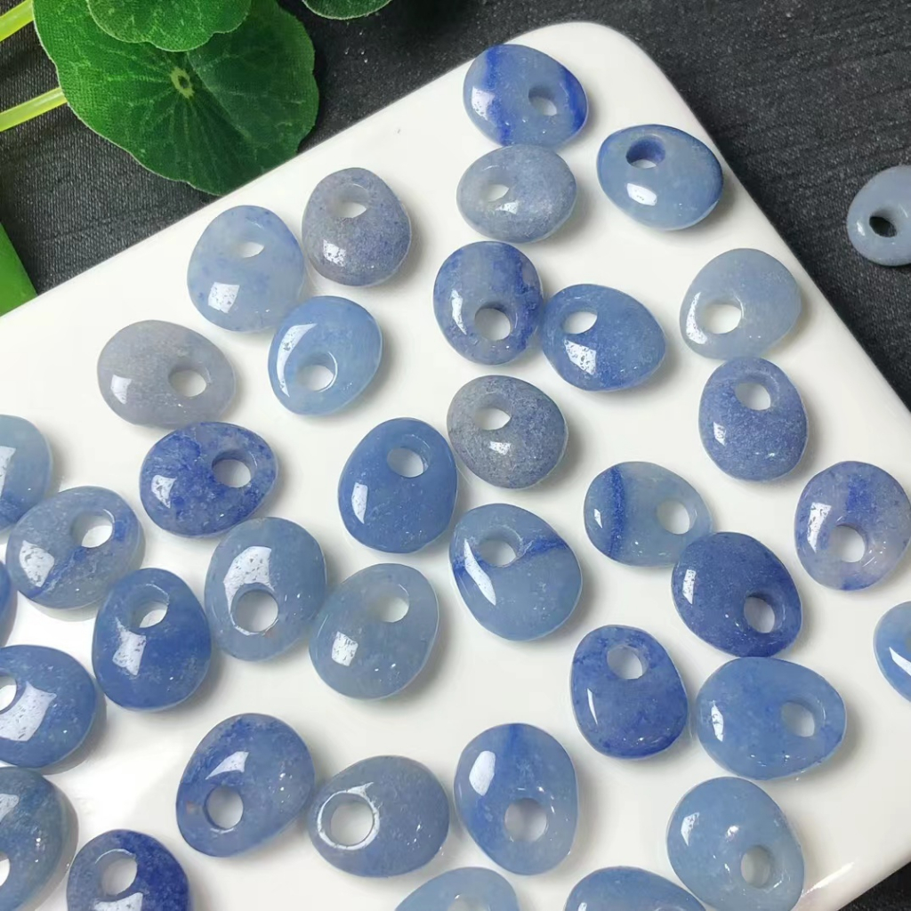 Khóa Công Chúa Aventurine Tự Nhiên Màu Xanh Dương Thời Trang Dễ Phối Đồ diy