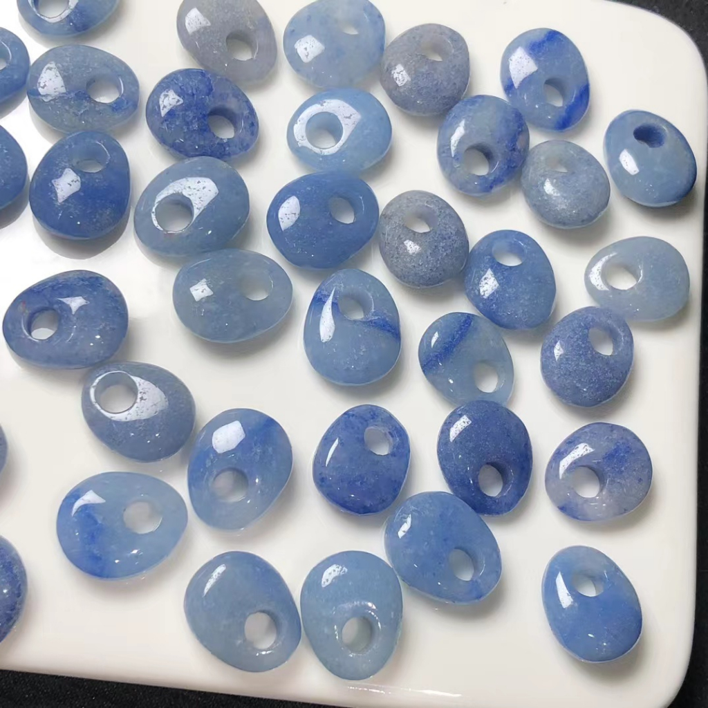 Khóa Công Chúa Aventurine Tự Nhiên Màu Xanh Dương Thời Trang Dễ Phối Đồ diy