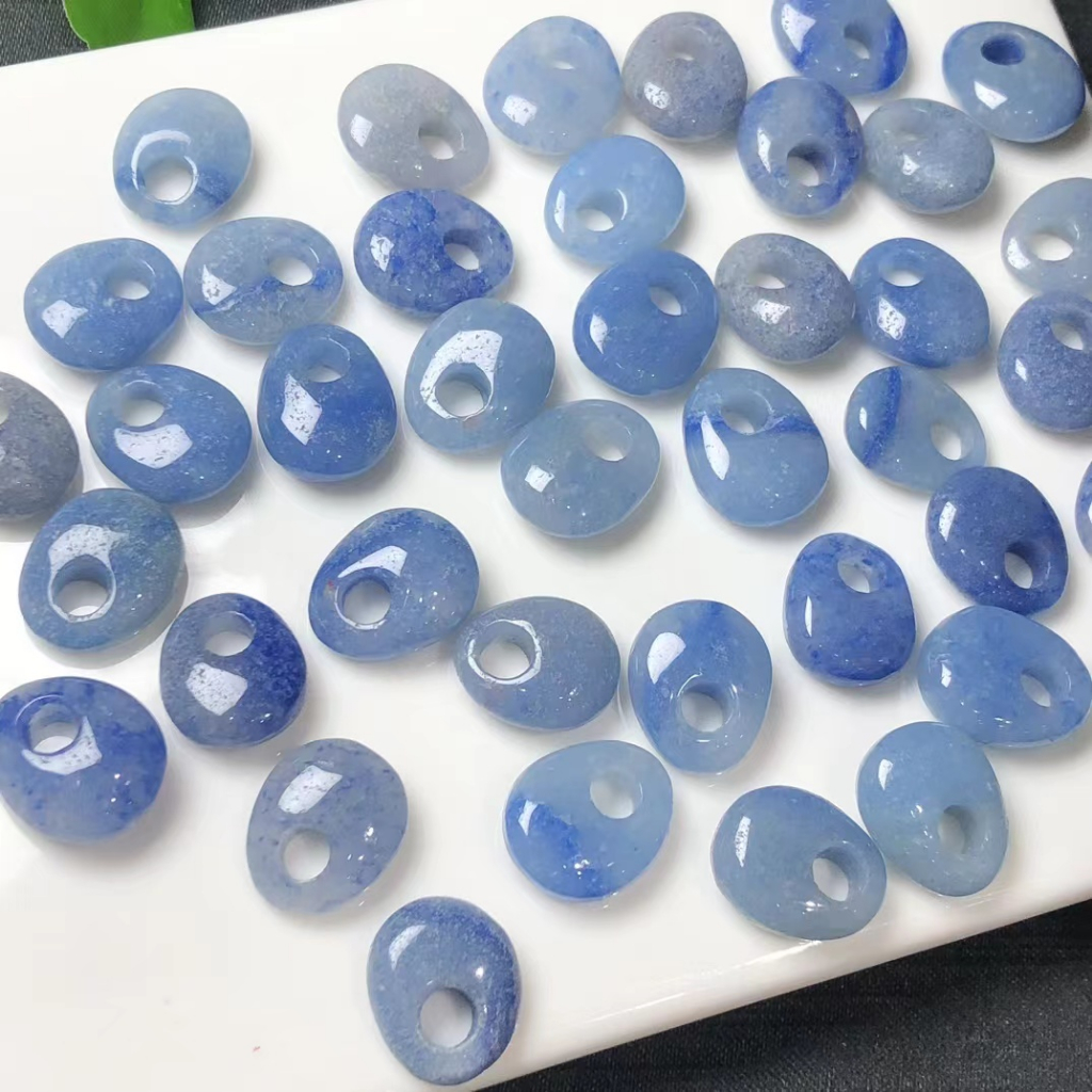 Khóa Công Chúa Aventurine Tự Nhiên Màu Xanh Dương Thời Trang Dễ Phối Đồ diy