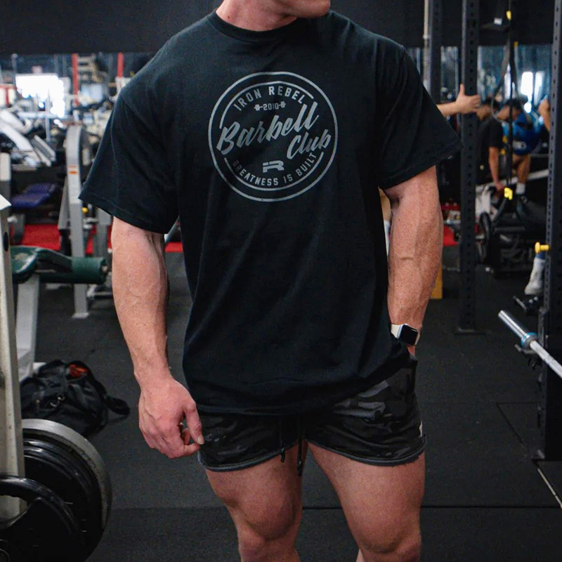 Áo Thun Thể Thao Tay Ngắn Chất Liệu Cotton Thoải Mái Cho Nam