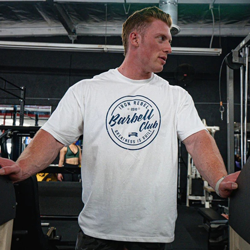 Áo Thun Thể Thao Tay Ngắn Chất Liệu Cotton Thoải Mái Cho Nam