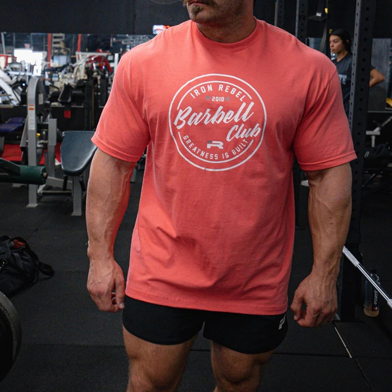 Áo Thun Thể Thao Tay Ngắn Chất Liệu Cotton Thoải Mái Cho Nam