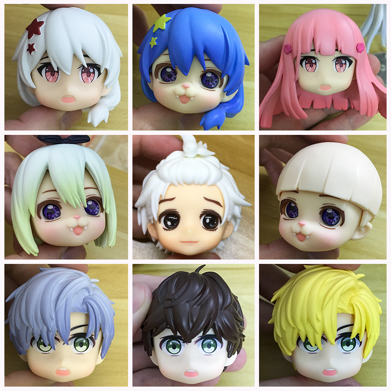 Bộ Phụ Kiện Tóc Và Mặt Tương Thích Với OB11 YMY Nendoroid GSC YMY obitsu11 1 / 12 BJD BODY9 Ddfufdoll
