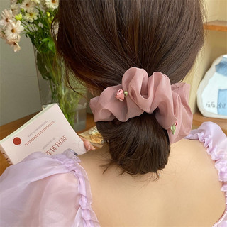 Dây Cột Tóc Co Giãn Phong Cách Hàn Quốc Đơn Giản Cho Nữ