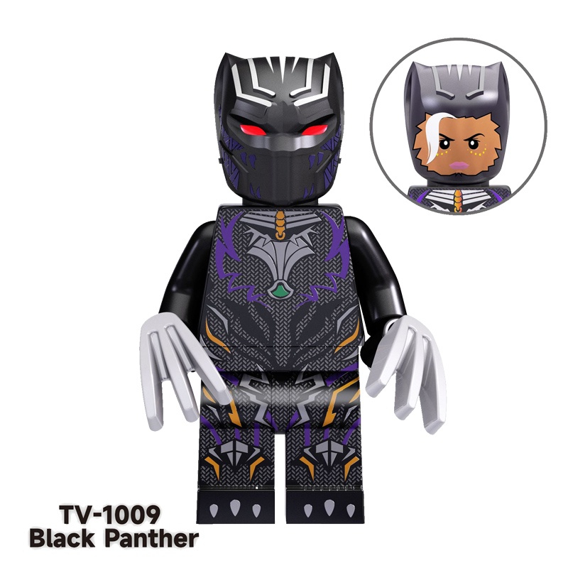 Đồ Chơi Khối Siêu Anh Hùng Iron Morgan Stark Spider Venom Pepper TV6202